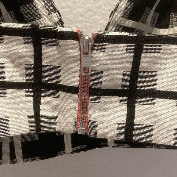 NBD Bustier/Crop Top in White Black Size 28" - Picture 4 of 5